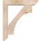 Ekena Millwork Westlake Slat Smooth Bracket w/ Offset Brace, Douglas Fir, 5 1/2"W x 26"D x 30"H BKT0604X26X30WTL06SDF - alternate 2